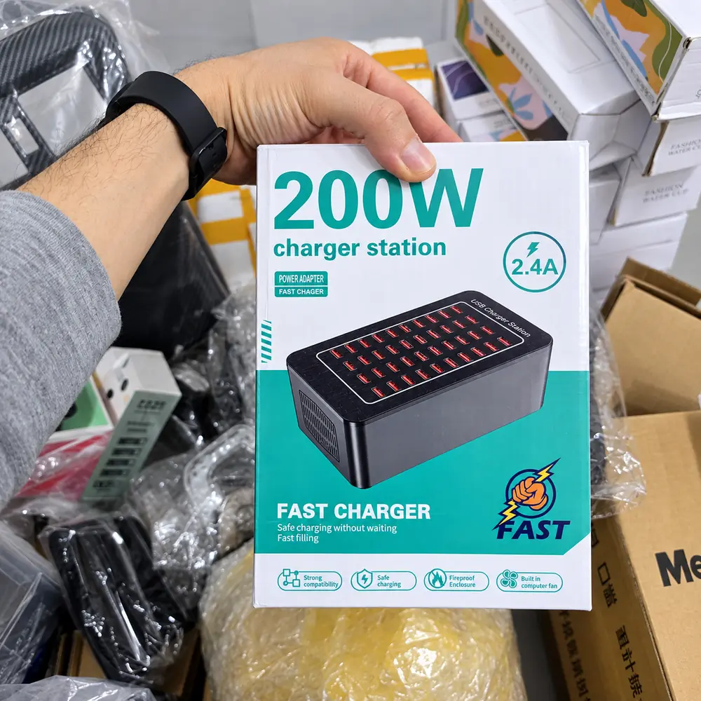 Cargador de 200W revisado para envío aéreo