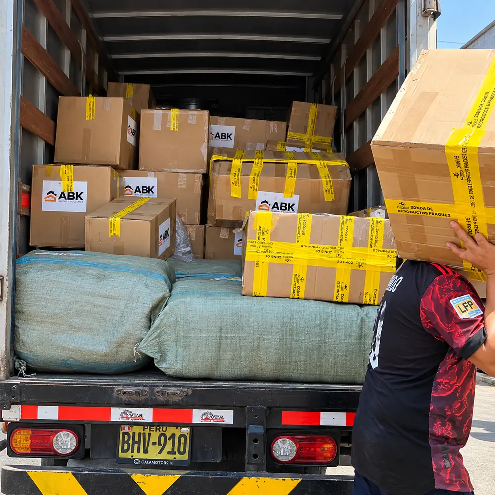 Vehículo con mercadería consolidada Express
